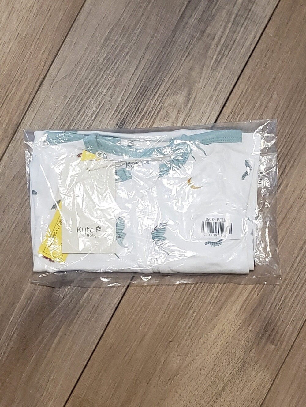 Kyte Baby Luna Moth Zippered Romper Size 12-18 Months NWT